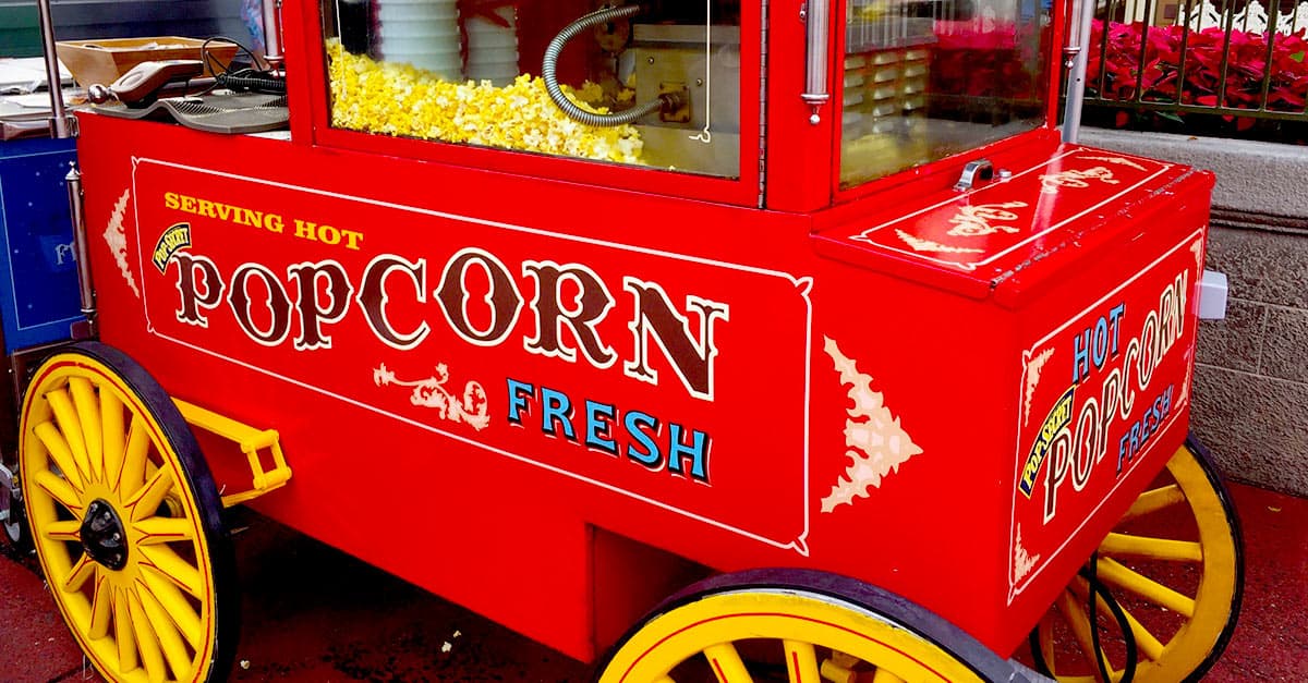 Disney Popcorn Cart Snack