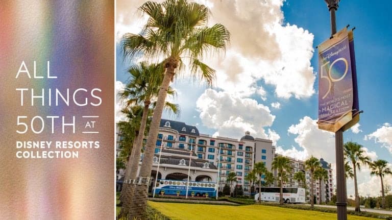 Celebrating the 50th Anniversary at the Walt Disney World Resort Hotels