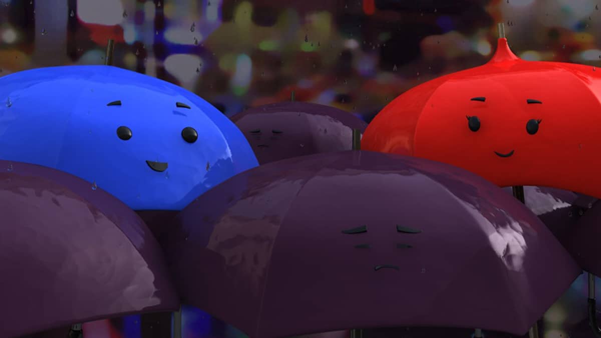 blue umbrella pixar