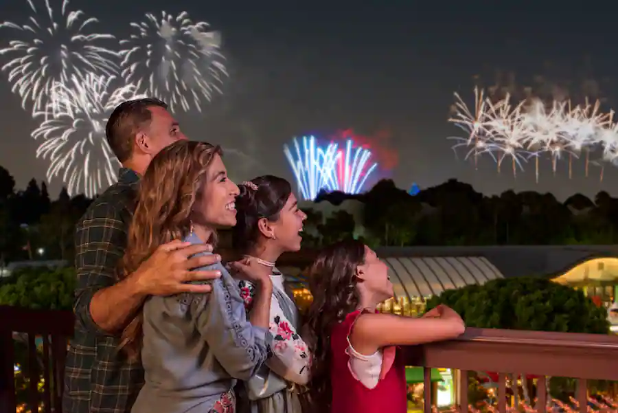 Disneyland Resort fireworks viewing