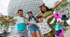 Family in EPCOT