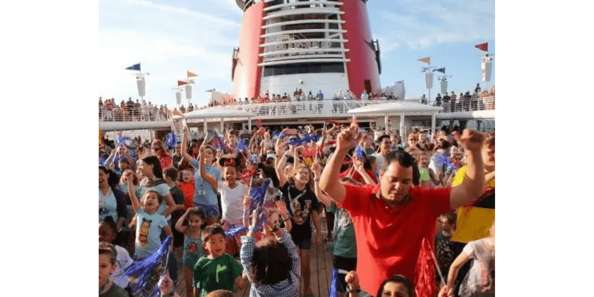 disney cruise deck party