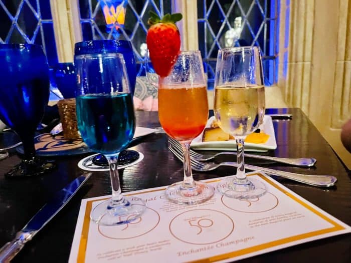 Wine Flight at Cinderella's Royal Table