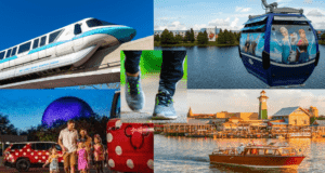 Collage of Disney World Travel Methods Feature Image