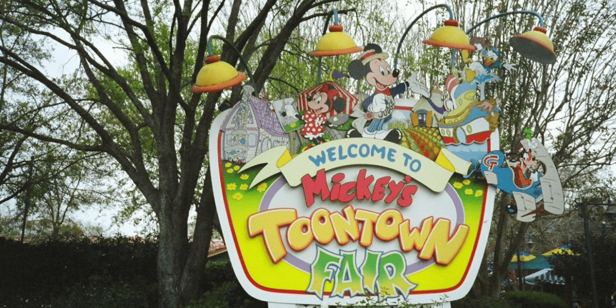 Mickey's Toontown Fair Old Signage