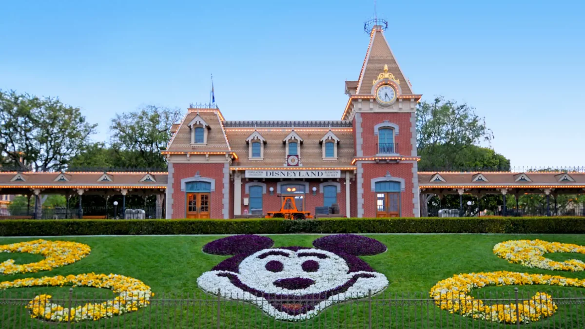 Mickey Floral Design by Disneyland park