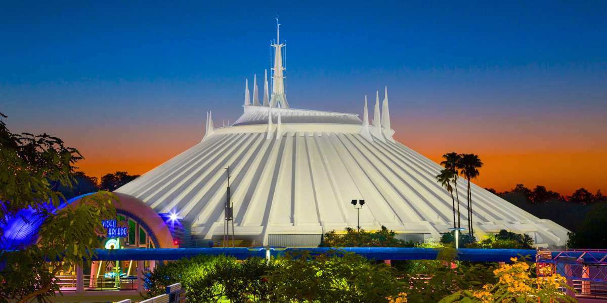 Exterior of Space Mountain at Disney World