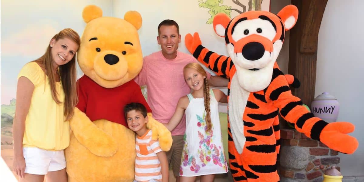 Winnie the Pooh and Tigger with Guests