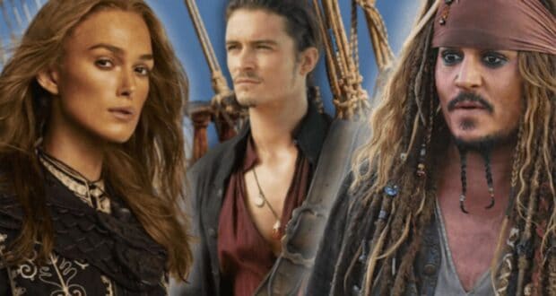 Jack Sparrow will turner Elizabeth Swann Pirates of the Caribbean 6